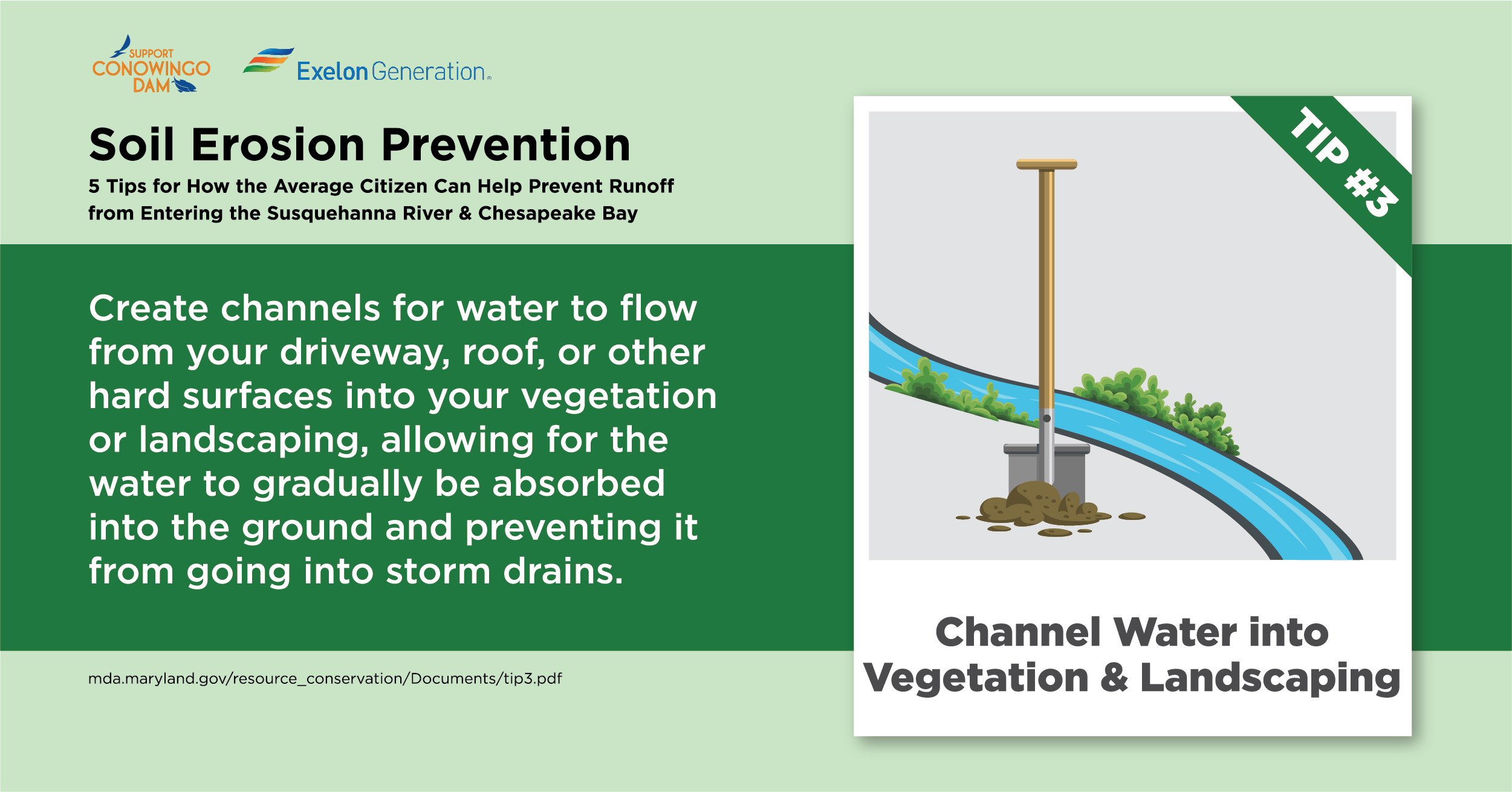 Tips to Prevent Soil Erosion Support Conowingo Dam